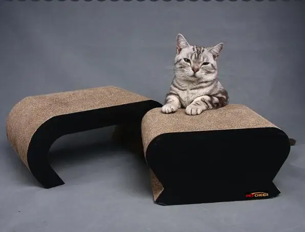 

2in1 Square Cat Scratcher Fat Cat Bed Cardboard Paper High Quality Cat Scratching Pad