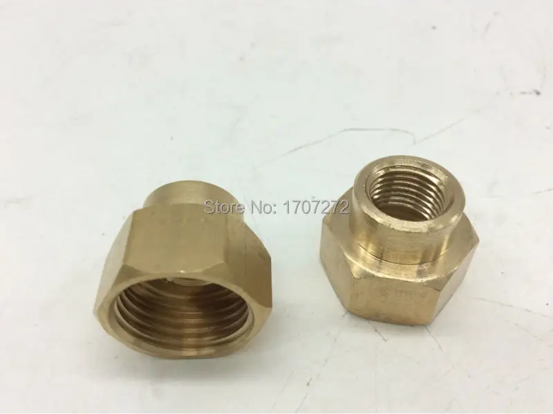 Бесплатная доставка редуктор с внутренней резьбой 1/4 &quotx1/4&quot медный фитинг для