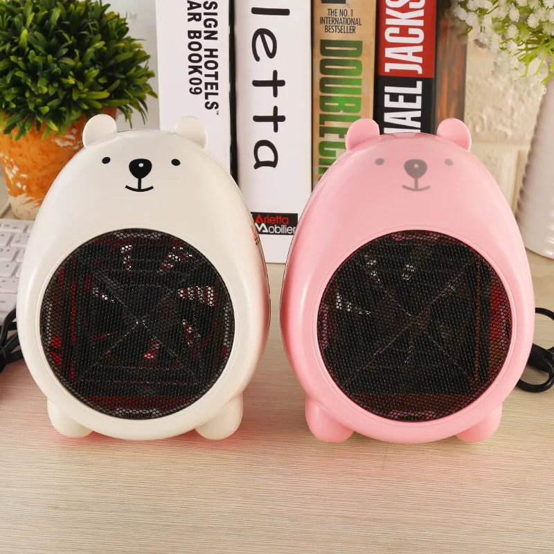 

Cartoon Mini Electric Heaters Warm hand Small Desktop Heater Cute Warm Fan For Household Office Dorm