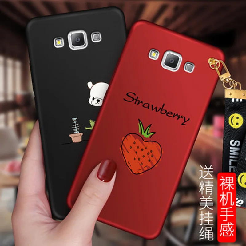 2 шт. мода мультфильм чехол для телефона samsung Galaxy A7 7 A7000 A7008 A7009 задняя крышка 7000 7009