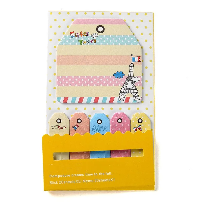 Из мультфильма «Холодное сердце», 1 шт. Kawaii панда птица кошка самоклеящаяся блокноты для записей бумага для заметок на клейкой основе декоративная Закладка для книги Школа канцелярских товаров