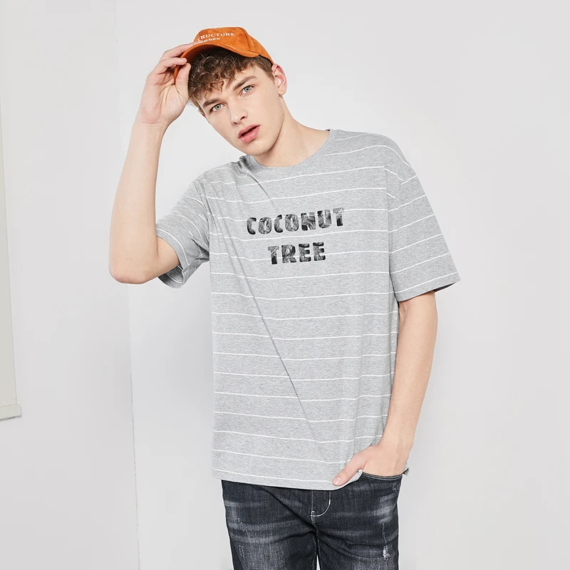 SEMIR 2019 Новая высококачественная брендовая мужская футболка повседневная с