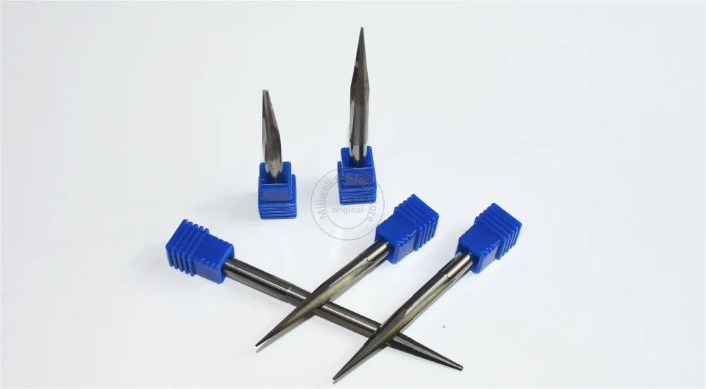 6 мм shank-1PCS, ЧПУ карбида вольфрама Концевая фреза, деревообрабатывающие вставки фрезы, конические сферические концевые фрезы, глубокий рельеф, pvcMDF