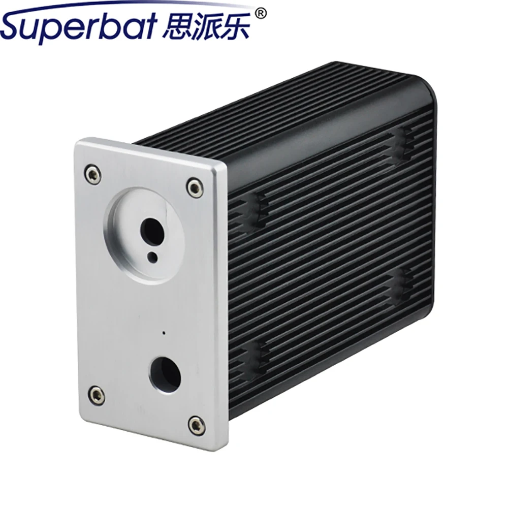 Superbat 4.53&quot3.15&quot1.77&quot Extruded Aluminum 115*80*45mm Electronics Project Case Amplifier Instrument Enclosure HIFI Tube Shell |