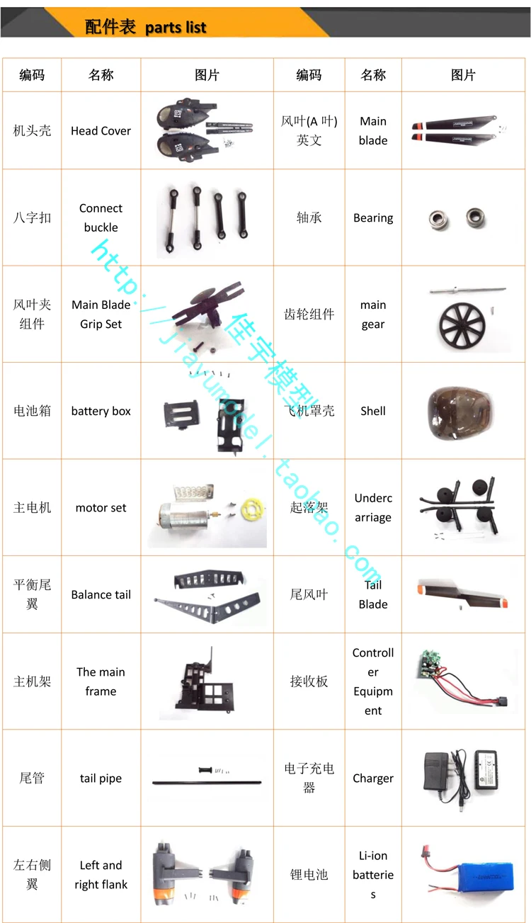 Feilun FX070C RC Helicopter spare parts motor servo blades frame head cover gear bearing receiver remote controller tail etc. | Игрушки и
