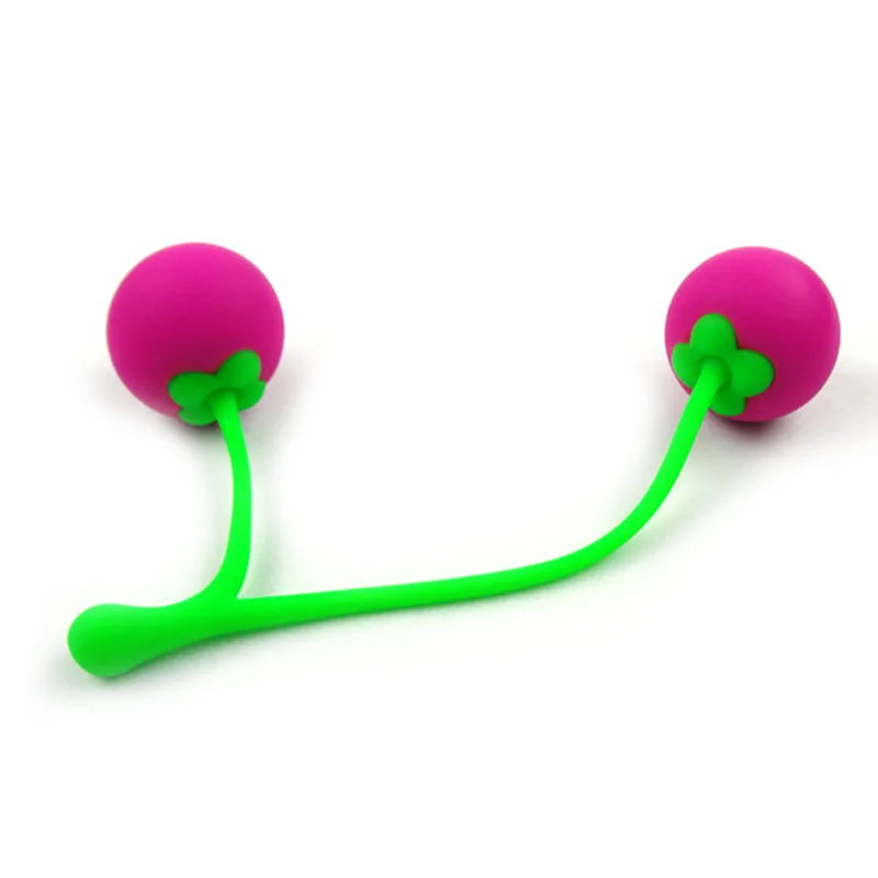 Силиконовый умный шар женский вишневый Кегель мяч влагалищные плотные