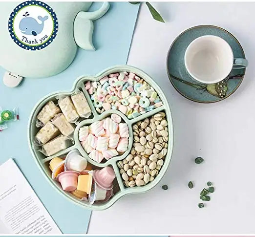 40 наклеек круглой формы с изображениями китов, парусников и дельфинов с надписью "Спасибо" для подарков на детские дни рождения.