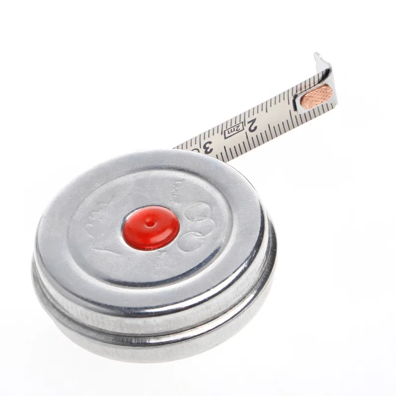 

2m Mini Office Stainless Steel Woodworking Retractable Tape Measure Metric 'lirunzu