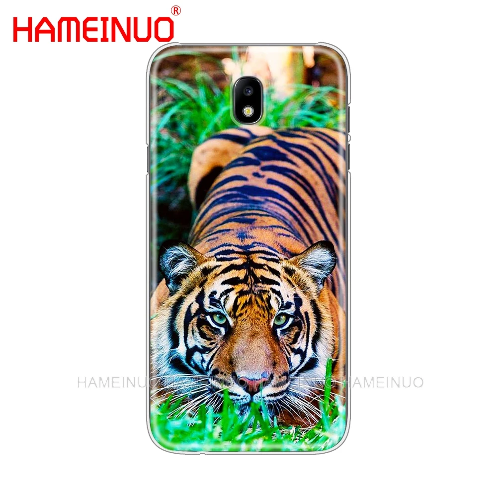 Модный милый чехол для телефона с изображением Льва и тигра HAMEINUO Samsung Galaxy J3 J5 J7 2017