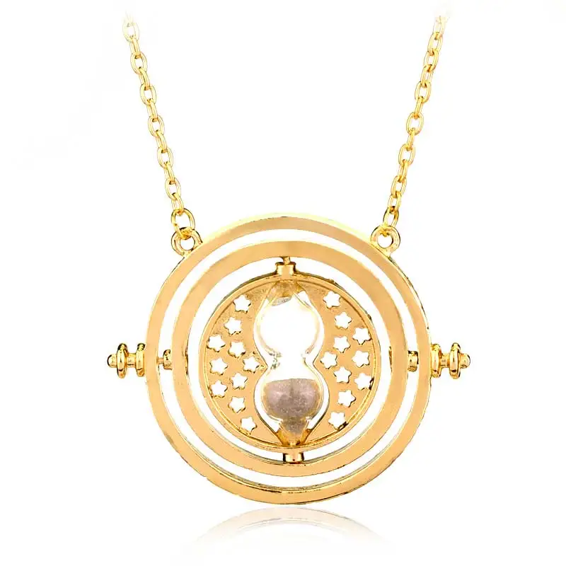 20 шт. Hmione Granger вращающееся ожерелье Horcrux Time Turner конвертер времени Turner Подвеска Ожерелье - Окраска металла: 1