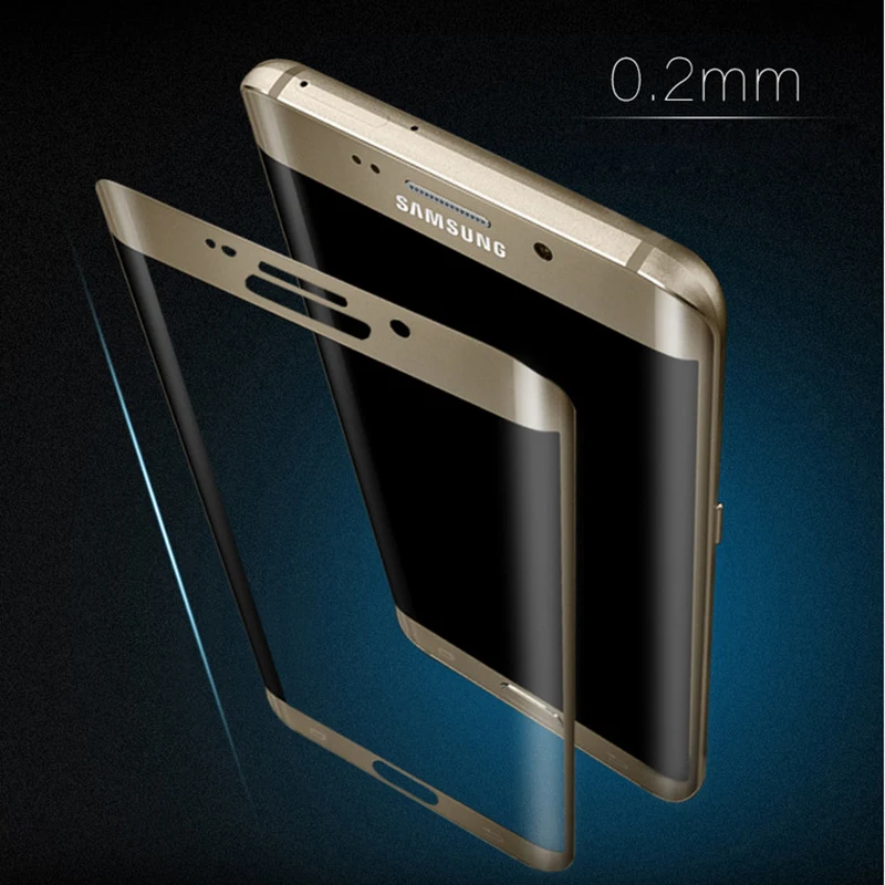 Защитная пленка для экрана samsung galaxy S6 S7 Edge S8 Plus закаленное стекло изогнутая