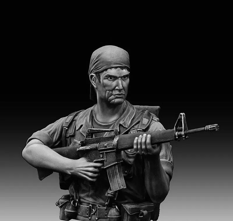 Разобранный Неокрашенный бюст 1/10 модельная фигурка из смолы Kit // BUST192|resin figure
