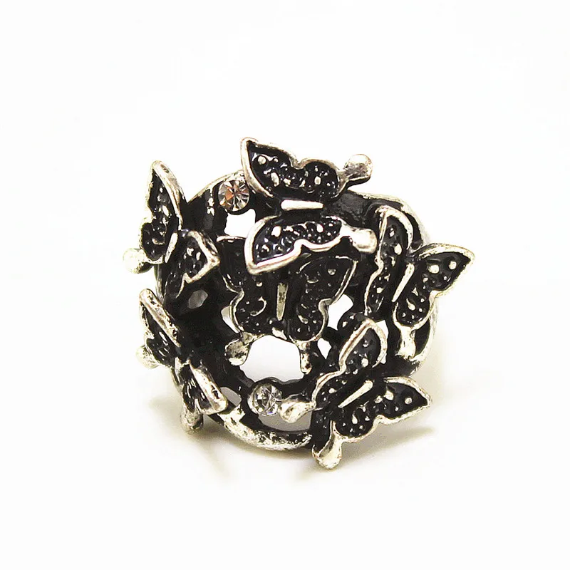 XQ ювелирные изделия из цинкового сплава ажурные бабочки золотого цвета в