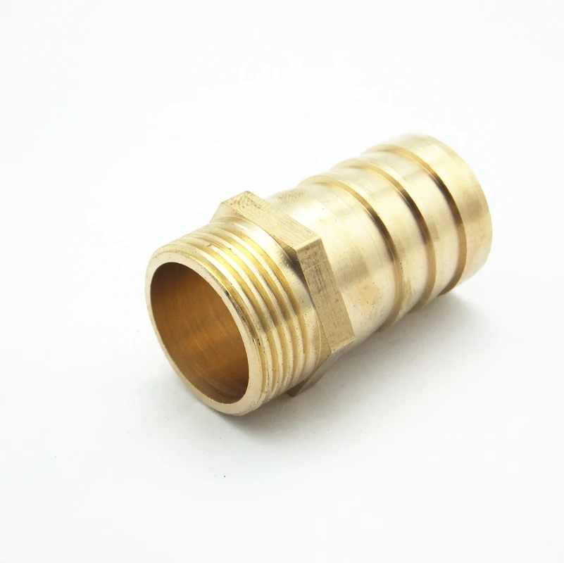 25 мм шлангов x 3/4 &quotМужской BSP резьба латунная колючая труба фитинг соединитель
