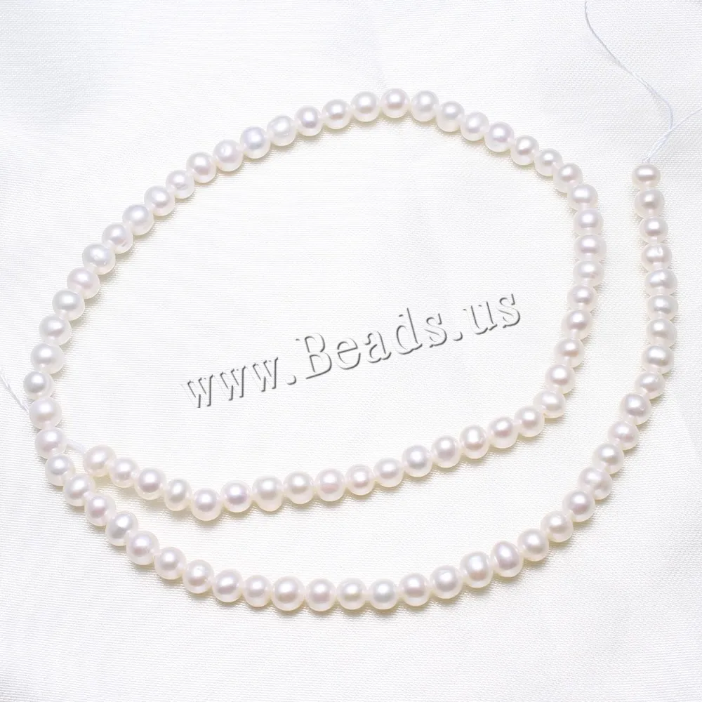 

Cultured Potato Freshwater Pearl Beads Natural White 4-5mm Approx 0.8mm Sold Per Approx 15.5 Inch Strand