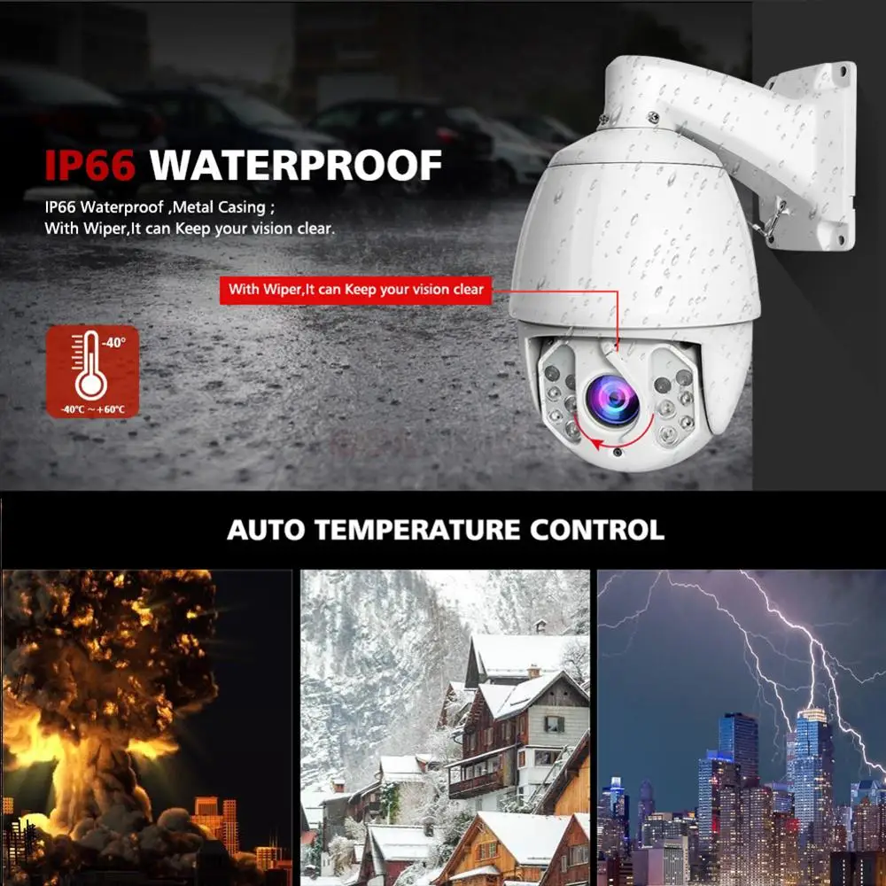 Горячие Новые 7 дюймов HD 5MP PTZ IP Камера открытый стандарт Onvif 30X зум Водонепроницаемый Скорость купол Камера лазерный ИК 180 м P2P видеонаблюдения Камера HiSee