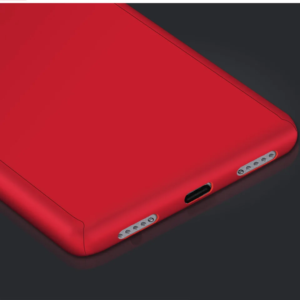 360 PC Cover + 9H Tempered Glass Phone Cases For XiaoMi RedMi Note 3s 3 4 4A 4x 4X iphone 5 5s SE 6 6s 7 8 Plus Full Fundas |