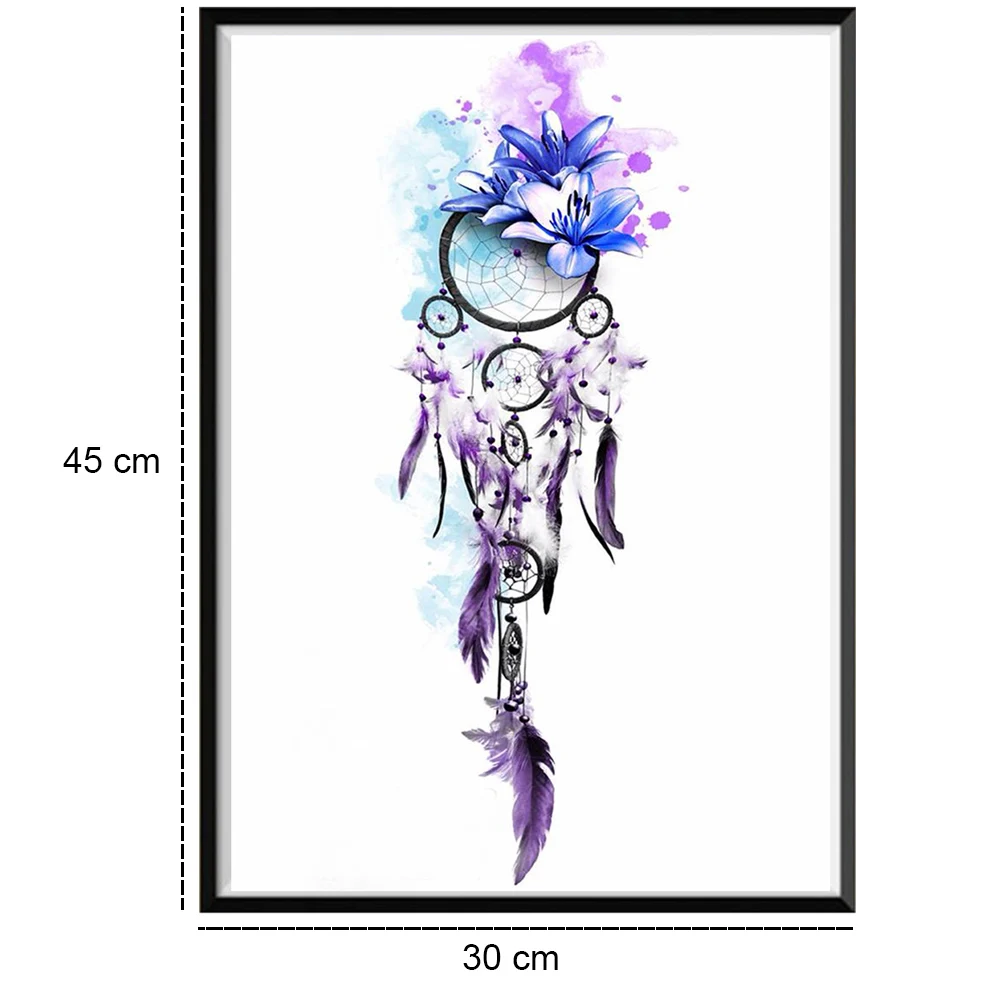 Алмазная картина крестиком Ловец снов DIY украшение для дома спальни LFD|Алмазная