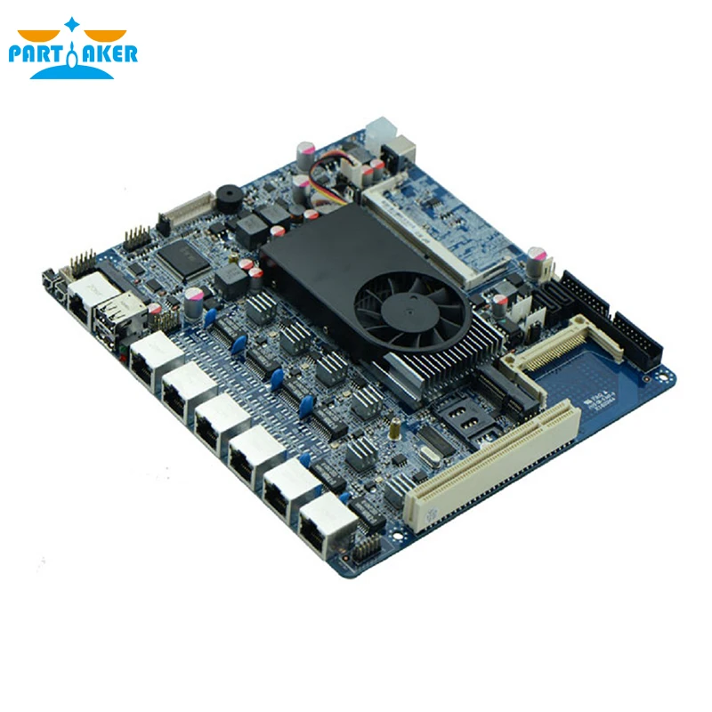 Промышленная Встраиваемая Материнская плата межсетевой экран поддержка Intel D525/1 8