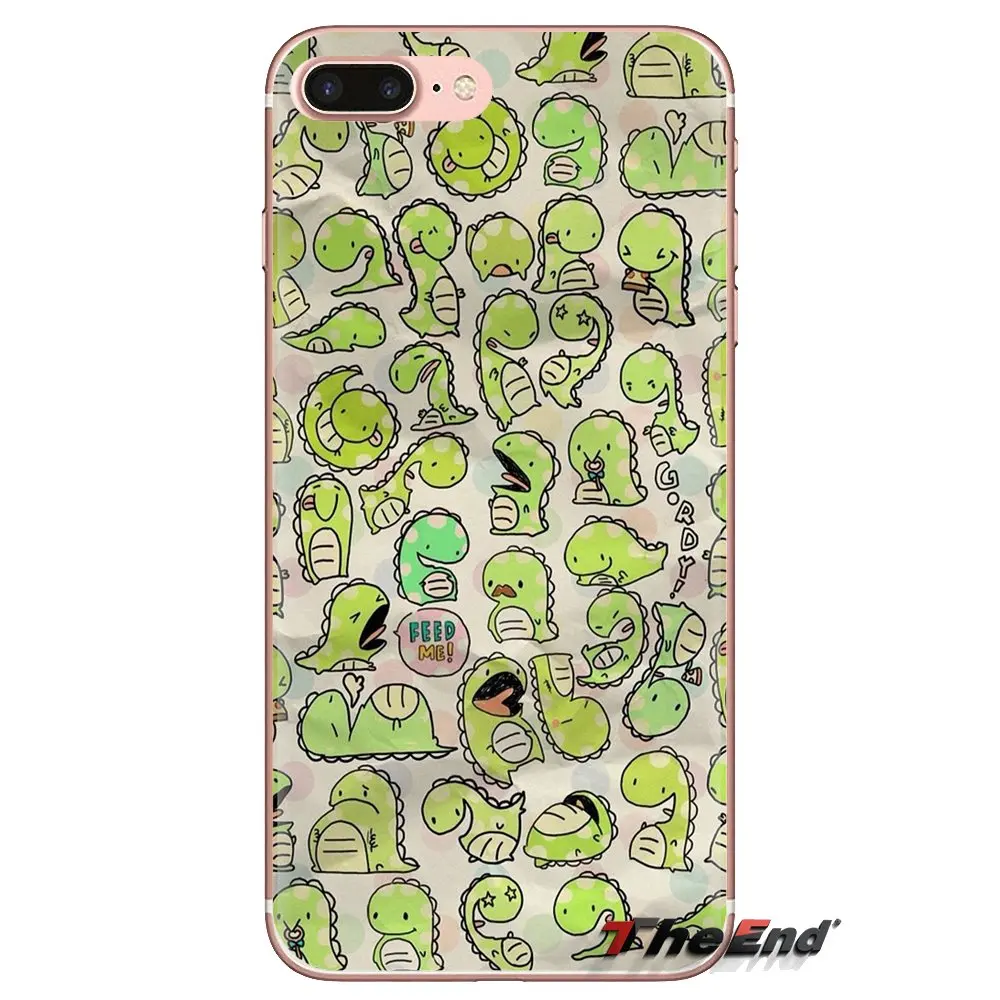 kawaii Dinosaurs pattern Transparent Soft TPU Case For LG G3 G4 Mini G5 G6 G7 Q6 Q7 Q8 Q9 V10 V20 V30 X Power 2 3 K10 K4 K8 2017 |