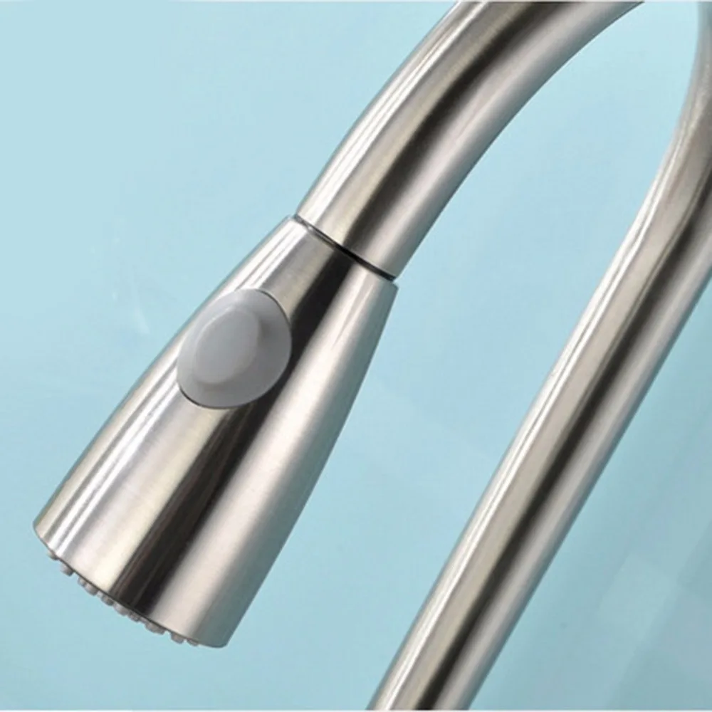 304 Stainless Steel Kitchen Pull-out Faucet Hot And Cold Sink Telescopic Drop Shipping Wholesale Supplier Sale | Обустройство дома