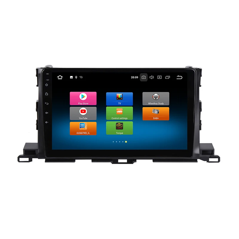 Aoluoya 4G RAM 32GB ROM Восьмиядерный Android 8 0 автомобильный DVD GPS навигационный плеер для Toyota