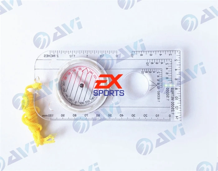 2X увеличительный компас армейские скауты походный Кемпинг карта гребли чтение