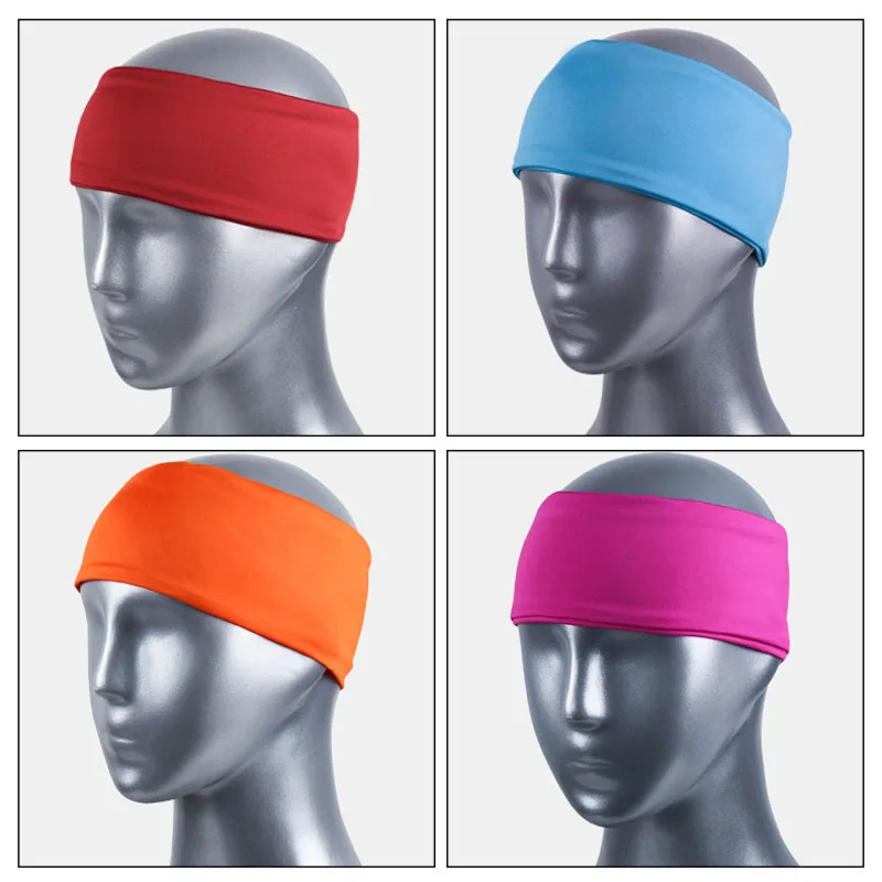 Пот оголовье мужчин бейсболки head Женщины Эластичный Йога работает Фитнес Группа