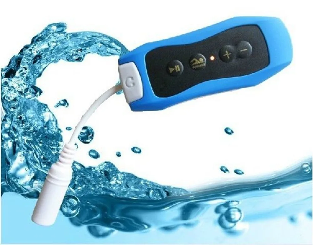 Высокое качество 4 ГБ IPX8 наушники Водонепроницаемый mp3 плеер г для Одежда заплыва