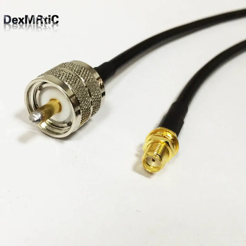 Внешний кабель антенны гнездовая гайка SMA в UHF male PL259 переходник для