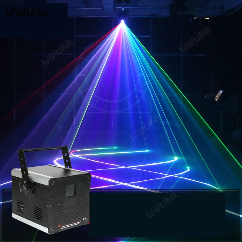 Полноцветсветильник лазерный луч 5 Вт анимационный узор линейный эффект