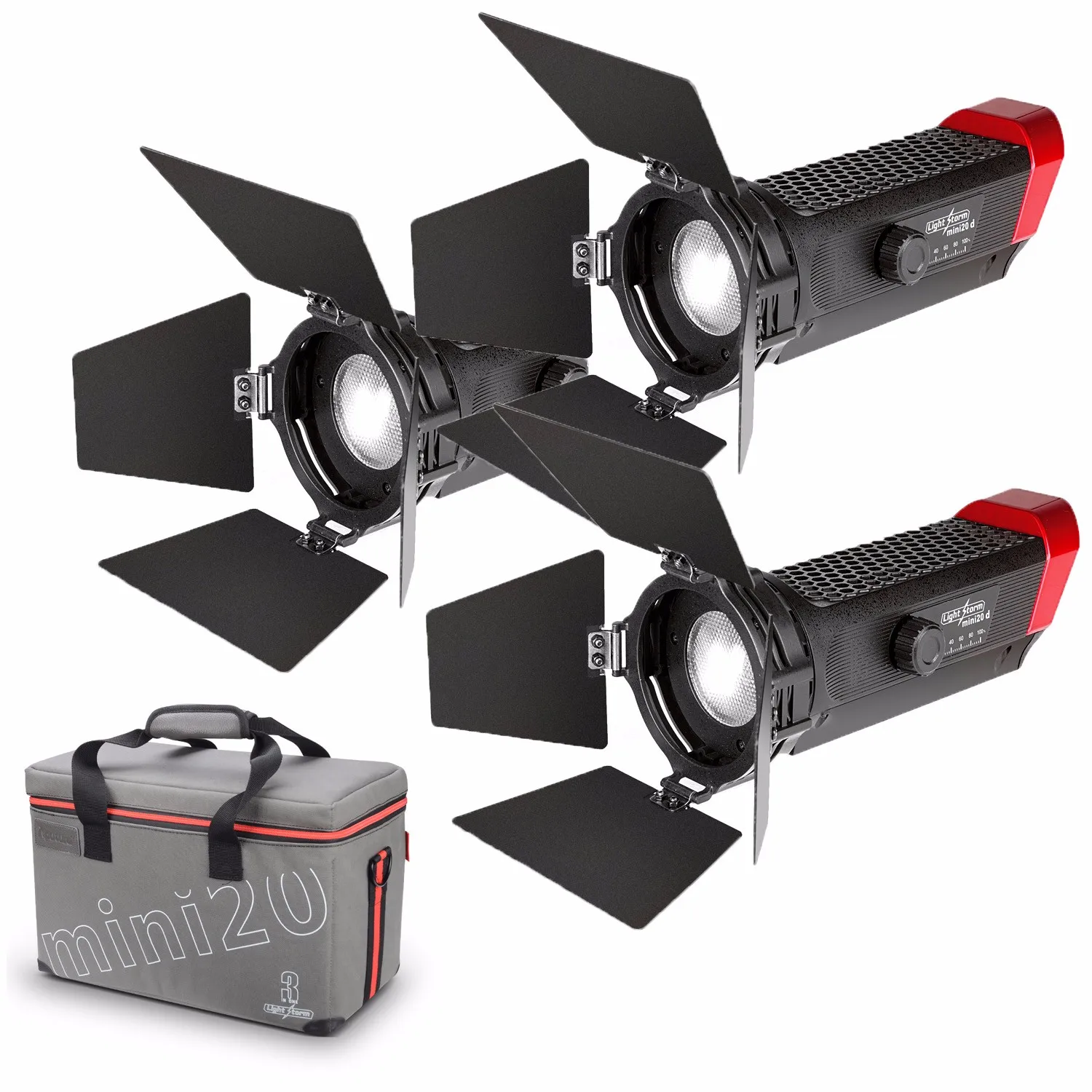 Aputure LS mini20 светодиодный комплект для видеосъемки Светодиодная лампа Френеля TLCI CRI