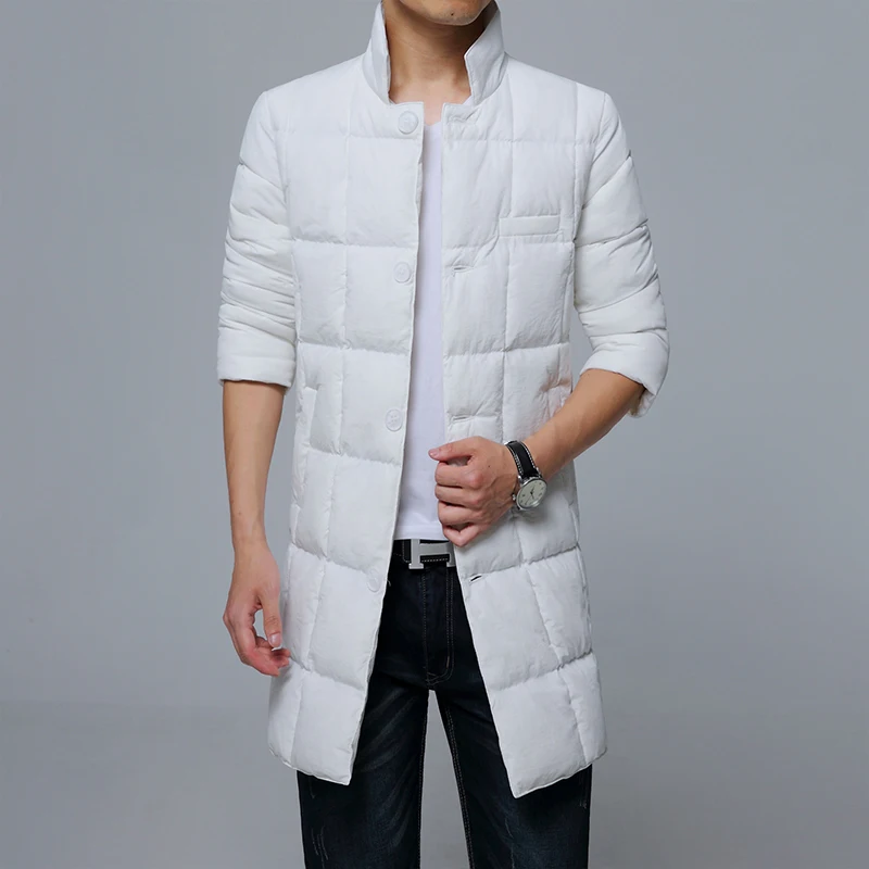 Новинка 2020 зимние мужские пальто Мужская Утепленная парка куртка высокого