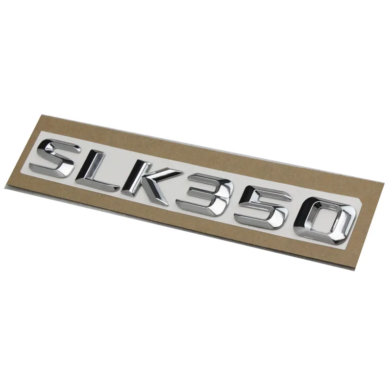 Новая Серебристая Задняя эмблема для багажника хромированные буквы SLK 200 280 Mercedes