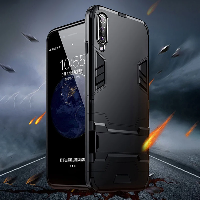 Keajor чехол для samsung A70 A50 чехол TPU+ PC жесткий пластик с подставкой двойной гибридный Чехол для samsung Galaxy A40 A30 S10 Plus S10