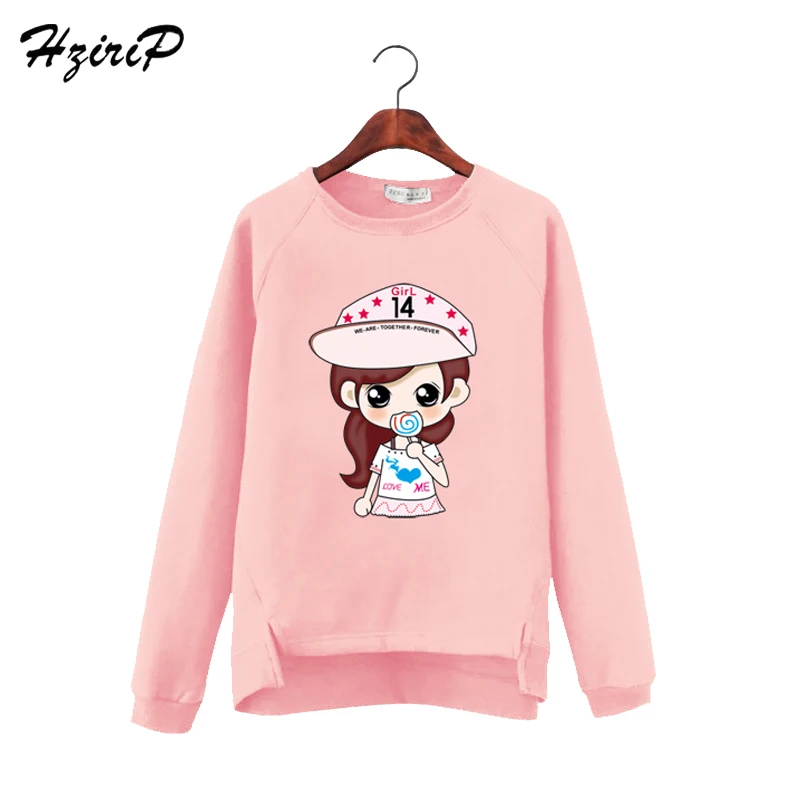 Hzirip печатных Kawaii пуловер Обувь для девочек осень зима o Средства ухода за кожей