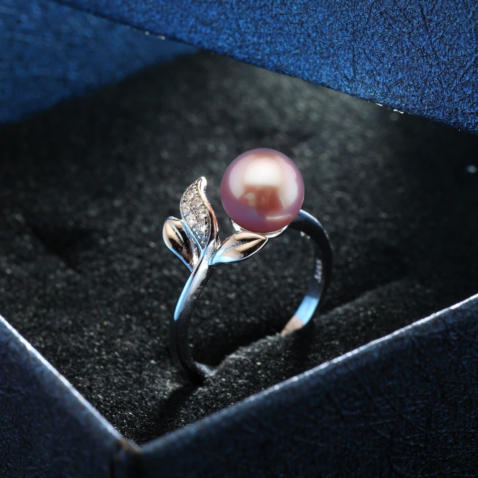 Женское кольцо на палец Feige фиолетовое из стерлингового серебра 925 пробы с