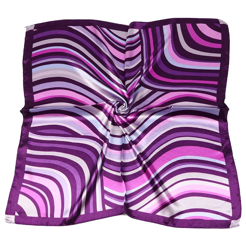 Женский Шелковый квадратный шарф в полоску деловые костюмы женский офисный