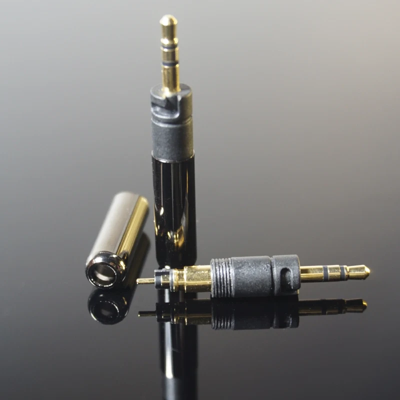 HiFi Momentum HiFi медный штекер 24K позолоченный 2,5 мм штекер 3 полюса ремонт наушников штекер кабель аудио адаптер DIY разъемы 1 пара
