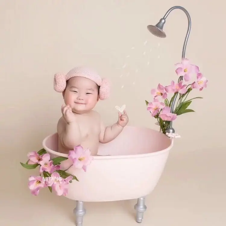 Тренд моды новорожденных фотографии реквизит Ванна милый ребенок ванна