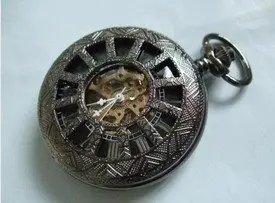 2017 Free shipping hot sale wholesale ladies mens New golden hand wind mechanical steampunk Pocket Watch telephone Antique watch | Украшения