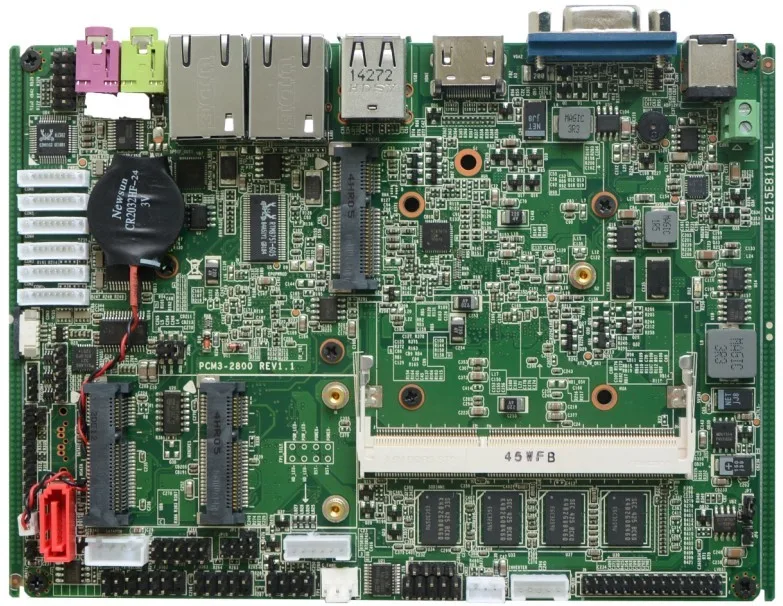 Intel atom безвентиляторная N2800 материнская плата 6x USB windows 7 Встроенная системная NM10