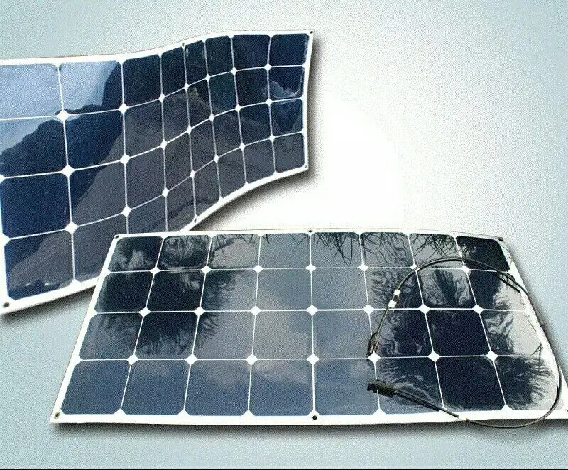 Солнечный свет может генерировать электричество 100 Вт Полугибкие 12 В