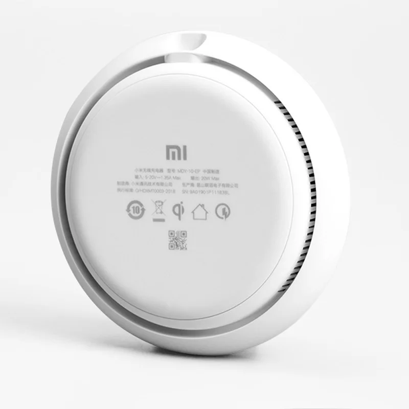 Оригинальное Беспроводное зарядное устройство Xiaomi 20 Вт Макс. 15 в 27 Вт разъем применяется к Xiaomi Mi9 MiX 2S Mix 3 Qi EPP10W для iPhone XS XR XS Max