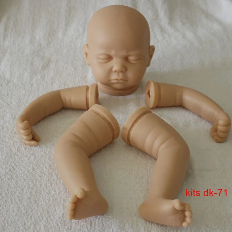 22inch Soft Vinyl Body Unpainted Reborn Doll Kits for Artist Handmade Mould Accessories DIY 22'' Silicone Baby Dolls Kit | Игрушки и