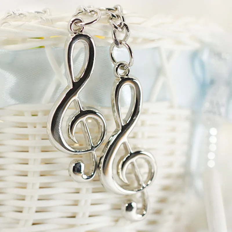 Милый классический автомобильный брелок с музыкальной нотой для женщин и мужчин
