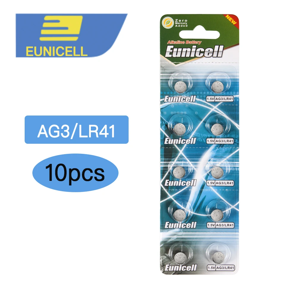 10 шт. LR41 AG3 392A SR41SW 384 LR736 V3GA 192 1,55 v-образная Кнопка ячейки Батарея батареи G3 Батарея