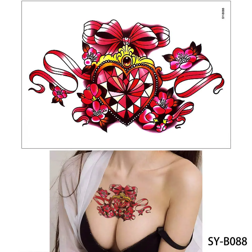 SY-B088 21*15 см glaryyears 24 конструкции 1 лист SY-B Временные татуировки Поддельные Черный Цветок Наклейка Водонепроницаемый тела Книги по искусству татуировки стикеры Henna - Цвет: SY-B088