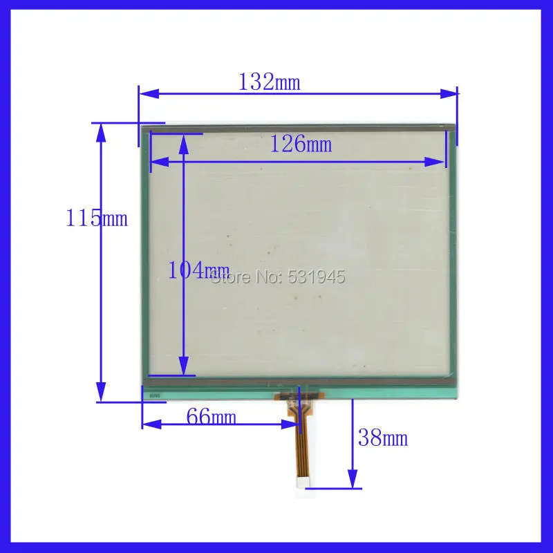 ZhiYuSun Новый сенсорный экран 132 мм * 115 5 дюймовое СТЕКЛО 132*115 для GPS коммерческого