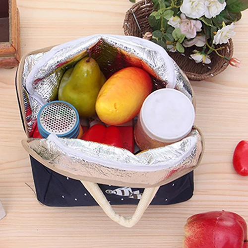 Одноцветный портативный милый мультяшный Термоизолированный чехол для хранения